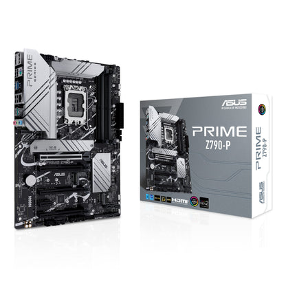 ASUS Prime Z790-P CSM Mainboard Sockel Intel LGA1700 (ATX, PCIe 5.0, DDR5 Speicher, 3x M.2, HDMI, DisplayPort, ASUS Corporate Stable Model, ASUS Control Center Express)