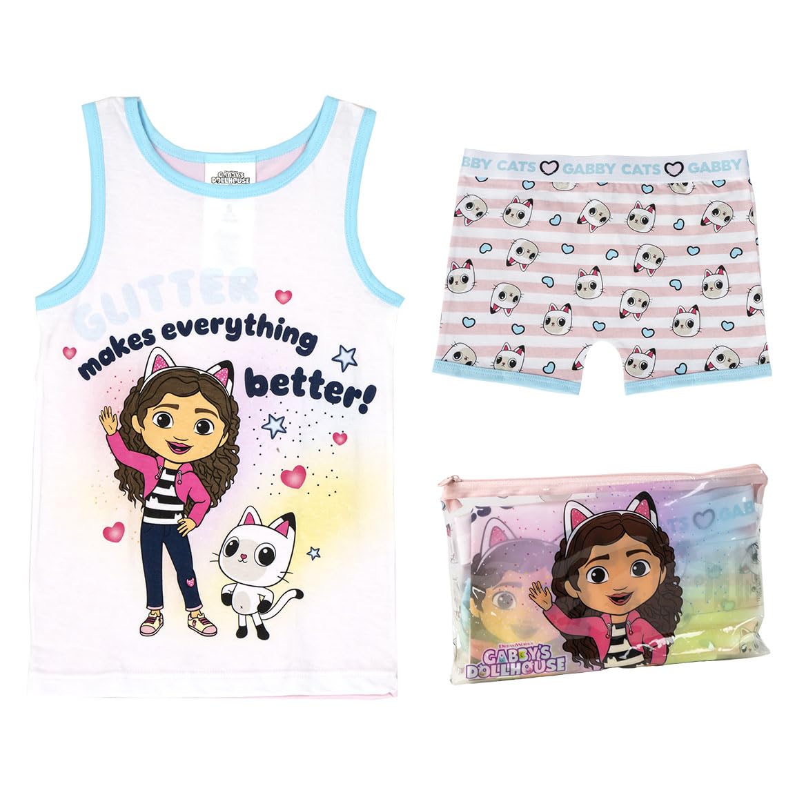 Children`S Pyjama Gabby`S Dollhouse Pink (Size: 4 Years)