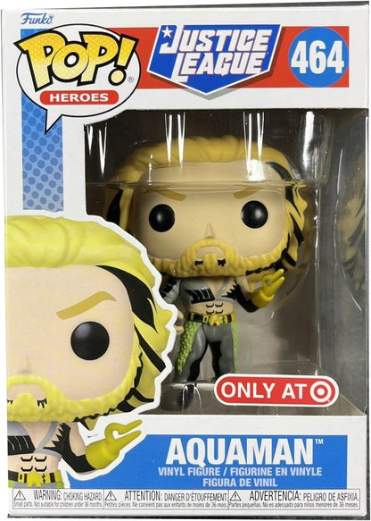 Funko Justice League Figura Vinilo Aquaman 464 Unisex Pop! Multicolor PVC