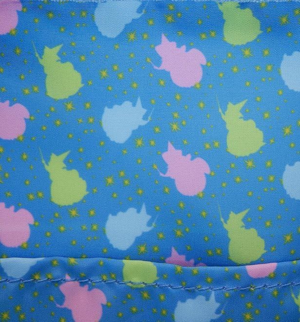 Loungefly Disney Sleeping Beauty Stained Glass Castle Crossbody Bag Blue