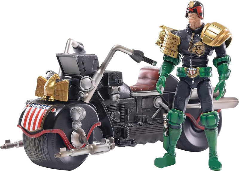 MERCHANDISING LICENCE Hiya Toys - Judge Dredd - Dredd & Lawmaster MK II Px 1/8 Exquisite Mini Action Figure