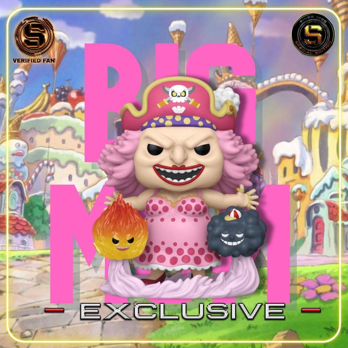 Funko Pop! Super: One Piece - Big Mom w/Homies Galactic Toys Exclusive