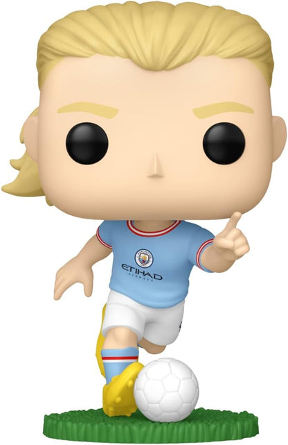 Funko POP! Football: Mancity - Erling Haaland - Manchester City FC - Collectable Vinyl Figure - Gift Idea - Official Merchandise - Toys for Kids & Adults - Sports Fans - Model Figure for Collectors