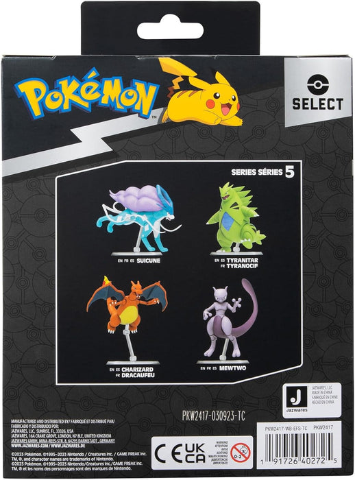 Pokémon PKW2417 Super-Articulated 6-inch Mewtwo-Authentic Details Series, Select Figure