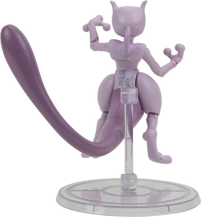 Pokémon PKW2417 Super-Articulated 6-inch Mewtwo-Authentic Details Series, Select Figure