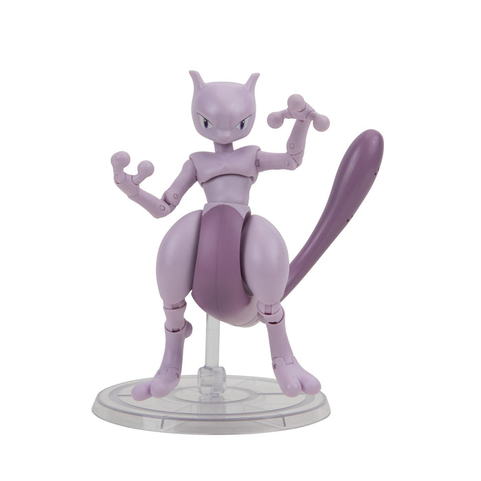Pokémon PKW2417 Super-Articulated 6-inch Mewtwo-Authentic Details Series, Select Figure
