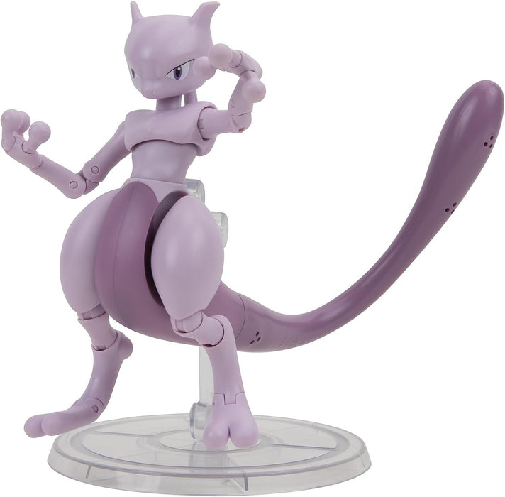 Pokémon PKW2417 Super-Articulated 6-inch Mewtwo-Authentic Details Series, Select Figure