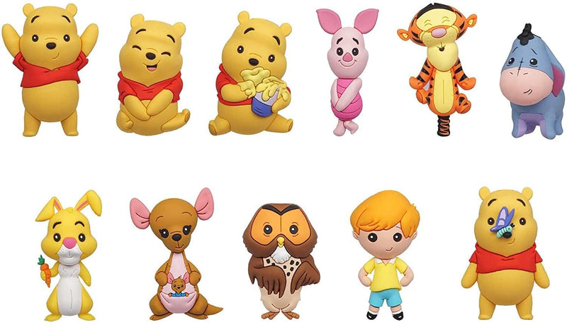 Winnie the Pooh - 3D Foam Bag Clips in Blind Bags (One Random Bag Clip Per Purchase)