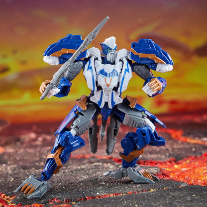 Transformers Legacy United Voyager Class Prime Universe Thundertron, 7-Inch Converting Action Figure, 8+