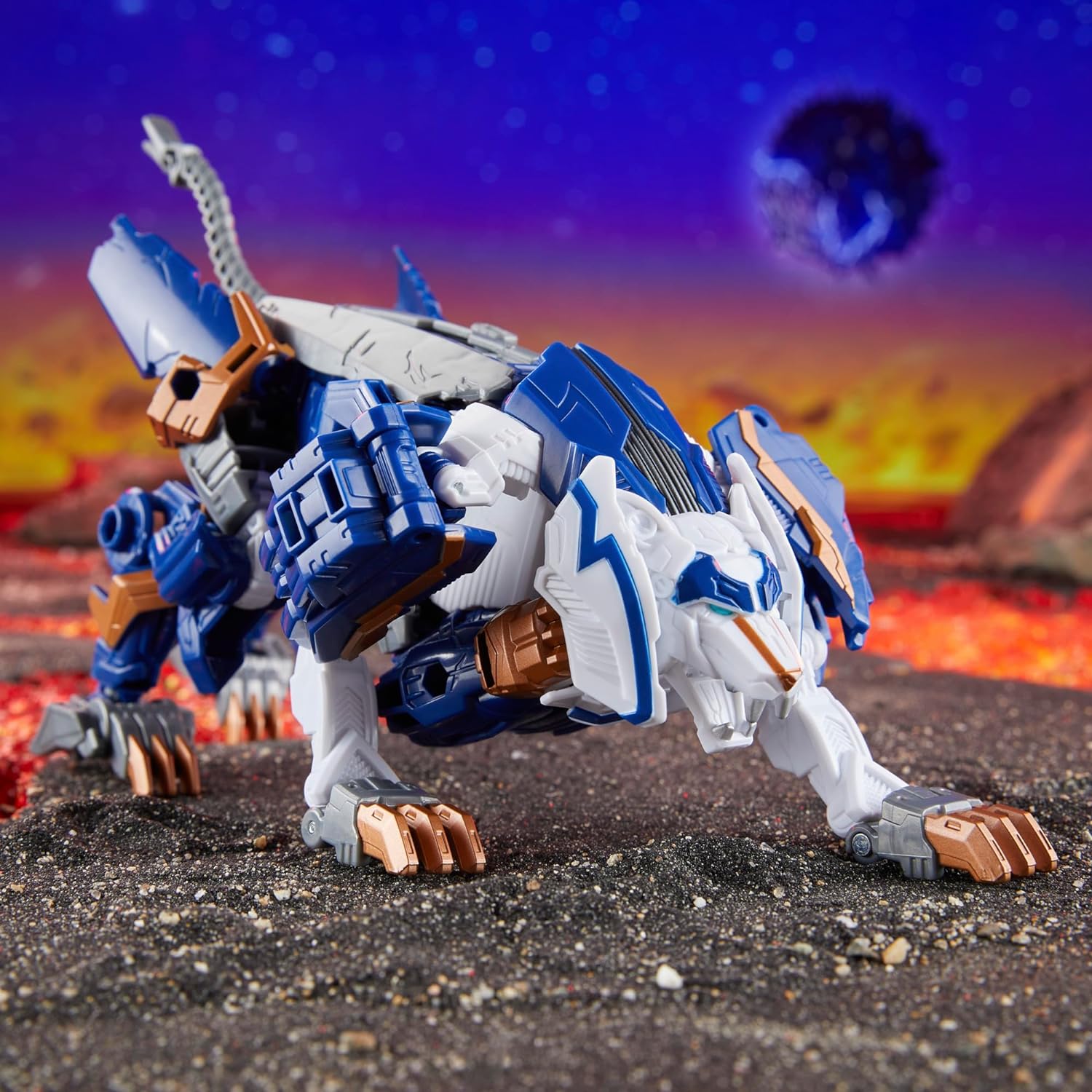 Transformers Legacy United Voyager Class Prime Universe Thundertron, 7-Inch Converting Action Figure, 8+