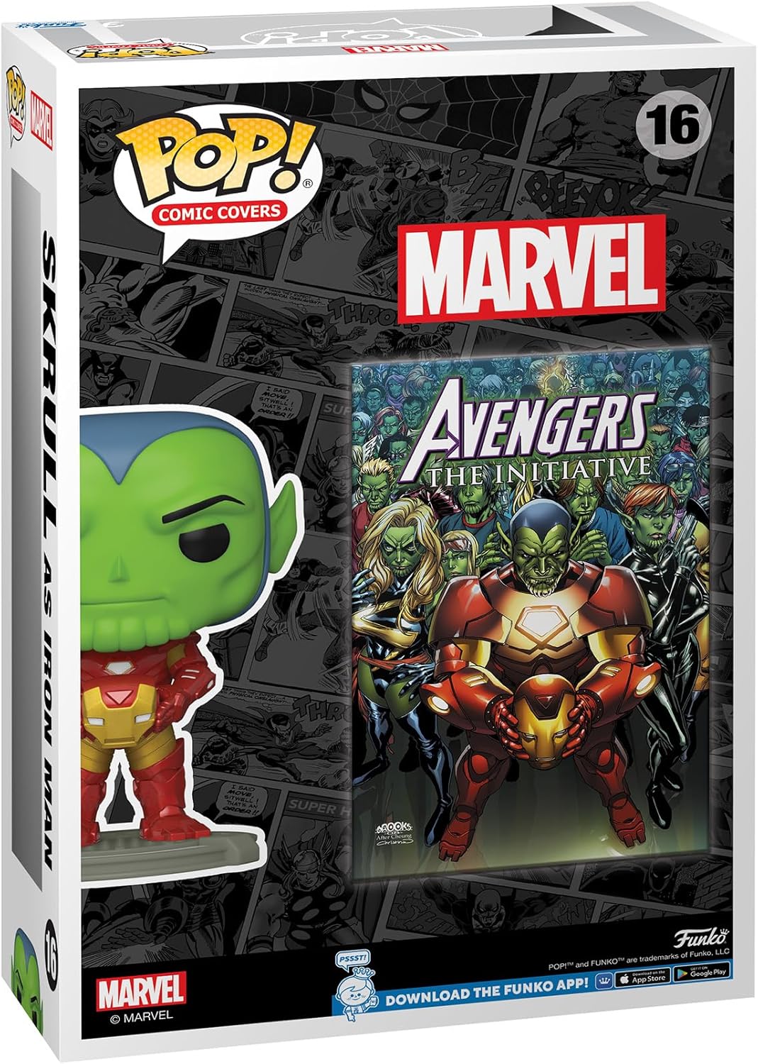 Funko POP! Comic Cover: Marvel - Iron Man Skrull - Collectable Vinyl Figure - Gift Idea - Official Merchandise - Toys for Kids & Adults - Model Figure for Collectors and Display