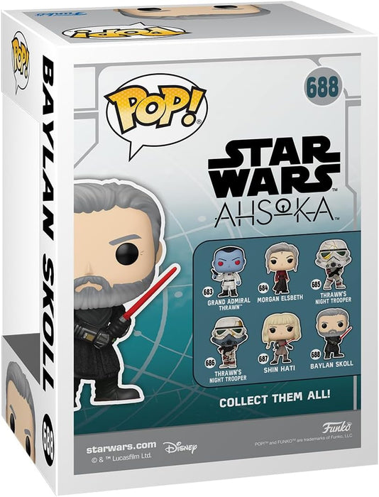 Funko Pop! Vinyl: Star Wars Ahsoka - Baylan Skoll - Vinyl-Sammelfigur - Geschenkidee - Offizielle Handelswaren - Spielzeug Für Kinder und Erwachsene - TV Fans - Modellfigur Für Sammler und Display