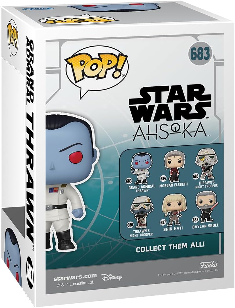 Funko Pop! Vinyl: Star Wars Ahsoka - Pop!1 - Collectable Vinyl Figure - Gift Idea - Official Merchandise - Toys for Kids & Adults - TV Fans - Model Figure for Collectors and Display