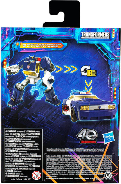 Transformers Legacy United Deluxe Class Rescue Bots Universe Autobot Chase Action Figure