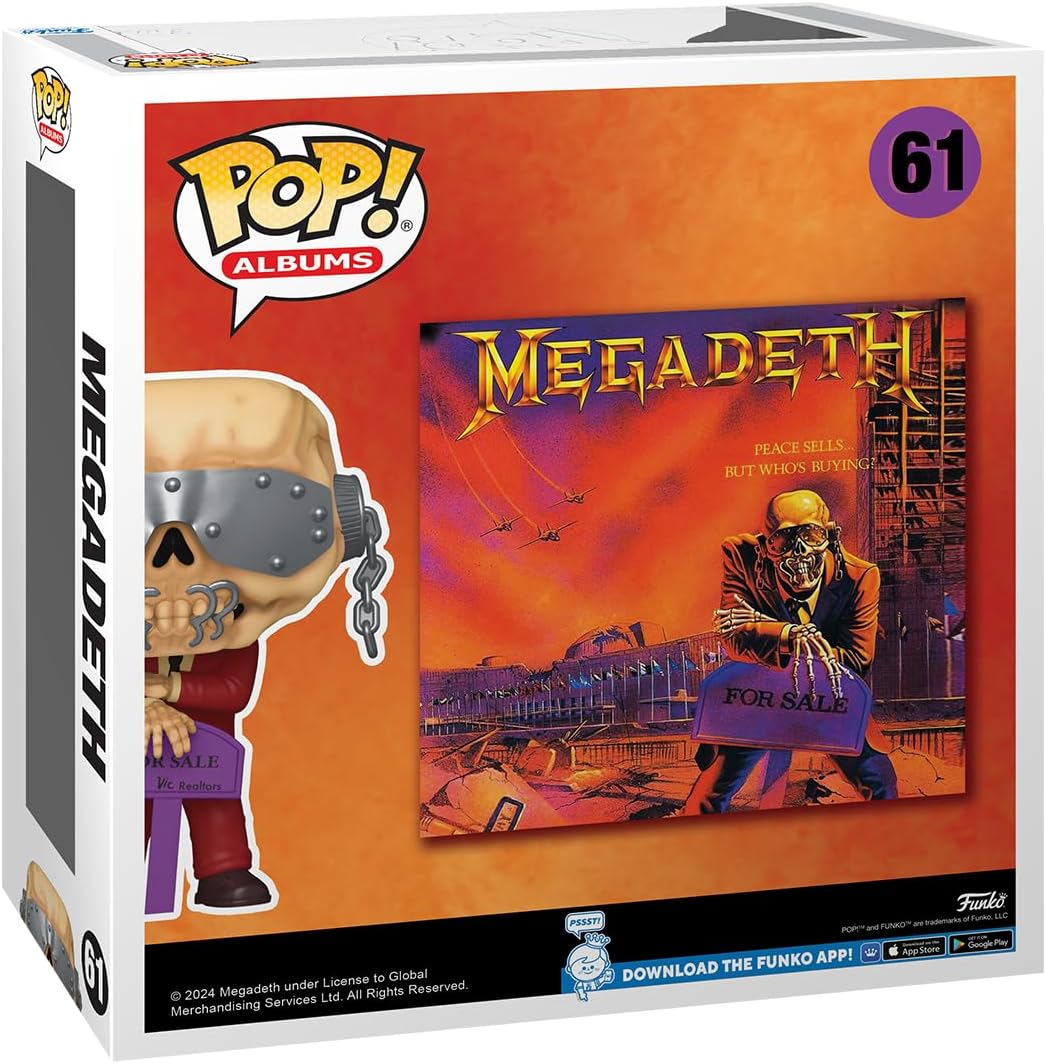 Funko POP! Albums: Megadeth - PSBWB - Collectable Vinyl Figure - Gift Idea - Official Merchandise - Toys for Kids & Adults - Model Figure for Collectors and Display