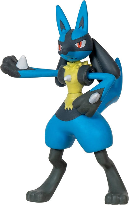 Pokémon PKW3054 3 Pack-Features 2 Omanyte, 3-Inch Battle Figures, Pikachu, Amonitas, Lucario Omanyte, Pikachu #10, Weavile