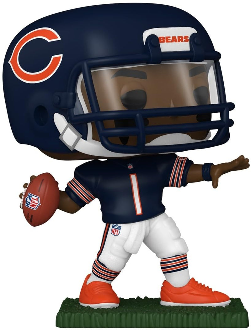 Funko POP! NFL: Bears - Justin Fields - Collectable Vinyl Figure - Gift Idea - Official Merchandise - Toys for Kids & Adults - Sports Fans - Model Figure for Collectors and Display