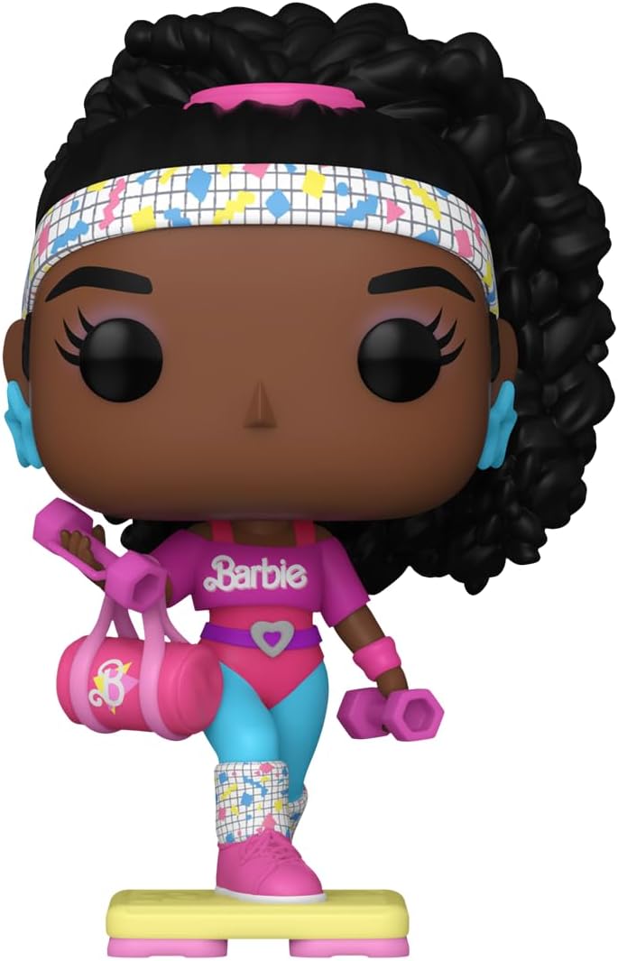 Barbi e Rewind: P o p ! Retro Toys Vinyl Figurine Bundle with 1 Compatible Graphic Protector (122-67453 - B