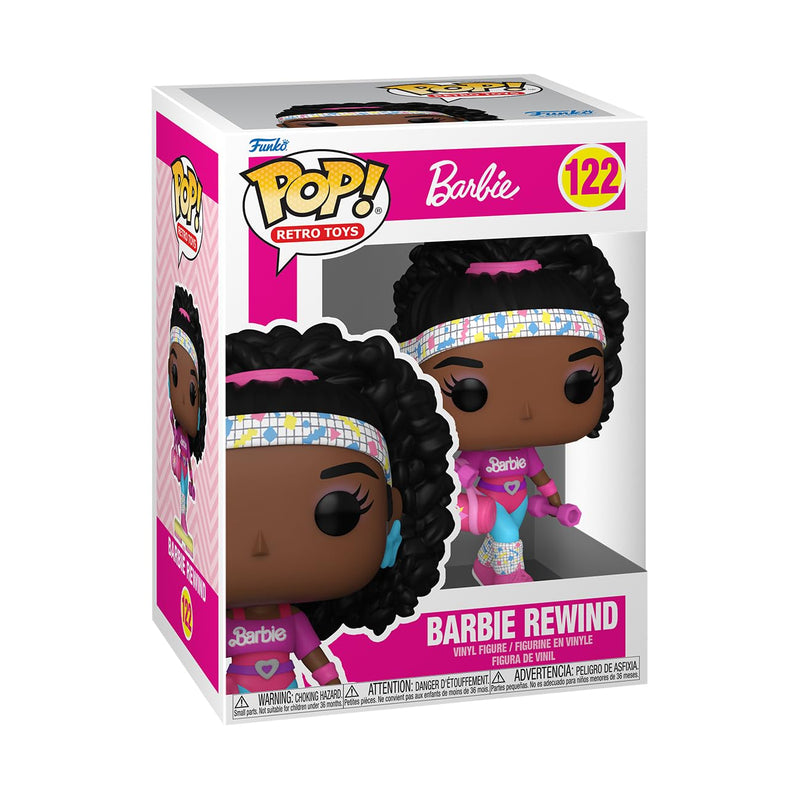 Barbi e Rewind: P o p ! Retro Toys Vinyl Figurine Bundle with 1 Compatible Graphic Protector (122-67453 - B