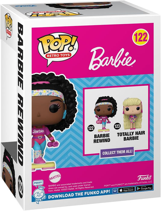 Barbi e Rewind: P o p ! Retro Toys Vinyl Figurine Bundle with 1 Compatible Graphic Protector (122-67453 - B