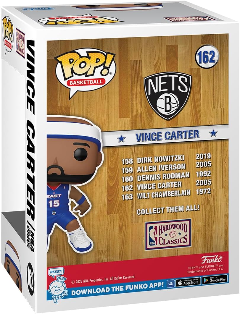 Funko POP! NBA: Legends - Vince Carter - (2005) - NBA Legends - Collectable Vinyl Figure - Gift Idea - Official Merchandise - Toys for Kids & Adults - Sports Fans - Model Figure for Collectors