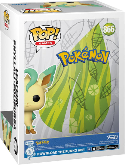 Funko POP! Games: Pokemon - Leafeon - Collectable Vinyl Figure - Gift Idea - Official Merchandise - Toys for Kids & Adults - Video Games Fans - Model Figure for Collectors and Display
