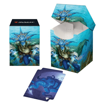 Ultra Pro - MTG Murders at Karlov Manor 100+ Deck Box Morska, Undersea Sleuth for Magic: The Gathering - Sleeved MTG cards, Sized to Fit Standard Size Cards