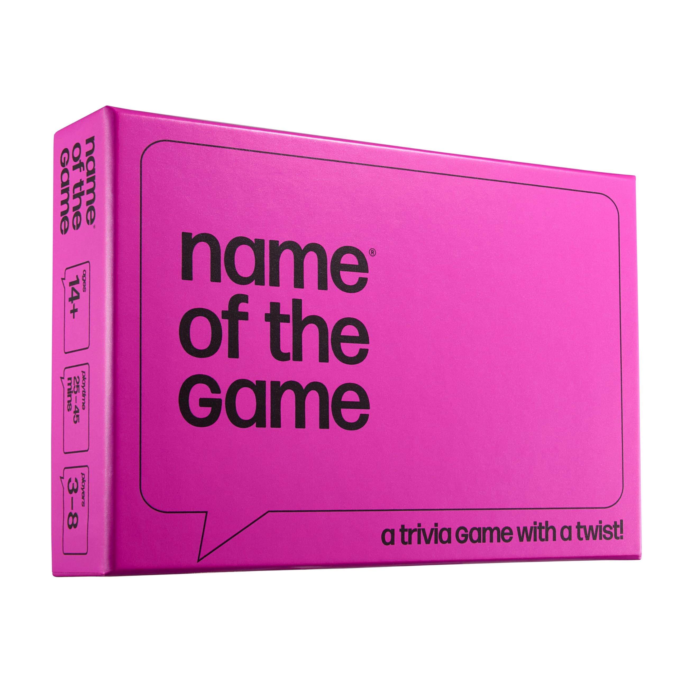Name of the Game - Funny Party Game for Adults, Family, Friends, and Teens | 3+ Players | Trivia Card Game for Dinner Party, Birthday, and Travel