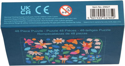 48 Pieces Fairies In The Garden Mini Matchbox Puzzle