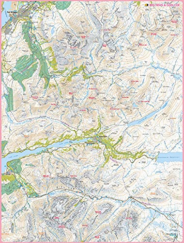 Ben Nevis & Glen Coe Mazzle (Map Jigsaw Puzzle