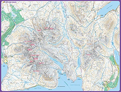 Skye Cuillin Mazzle (Map Jigsaw Puzzle