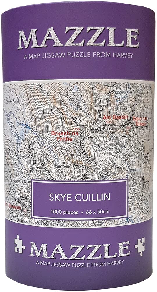 Skye Cuillin Mazzle (Map Jigsaw Puzzle