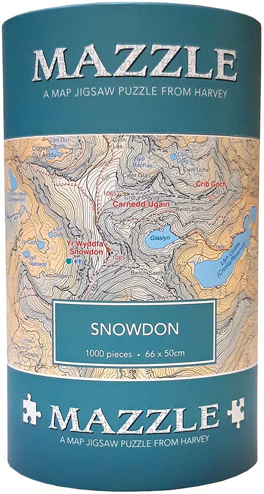 Snowdon Mazzle (Map Jigsaw Puzzle