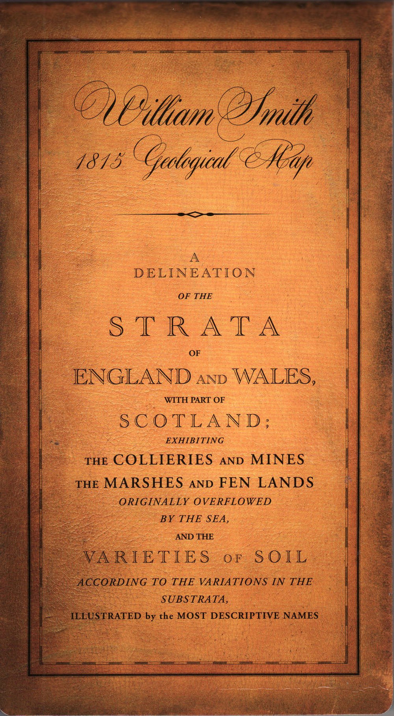 William Smith 1815 geological map of England, Wales & part of Scotland (reproduction) (Folded