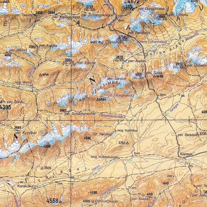 Naryn: Topographical (Central Asia Maps S.
