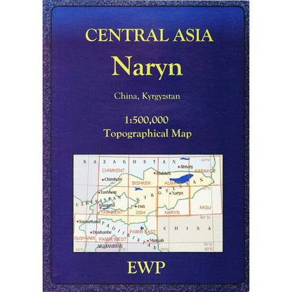 Naryn: Topographical (Central Asia Maps S.