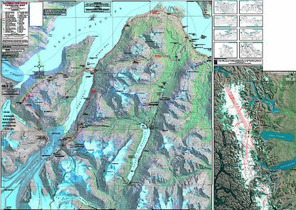 Patagonian South Icefield Map