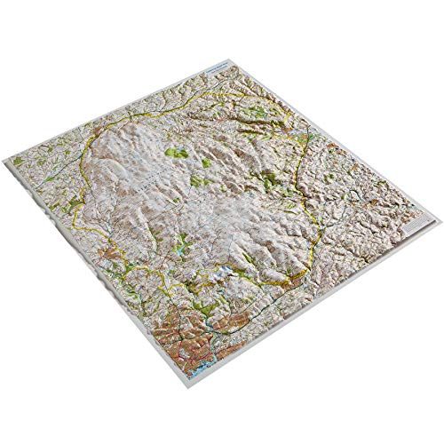 Dorrigo Raised Relief Map Dartmoor Unframed / Unmounted
