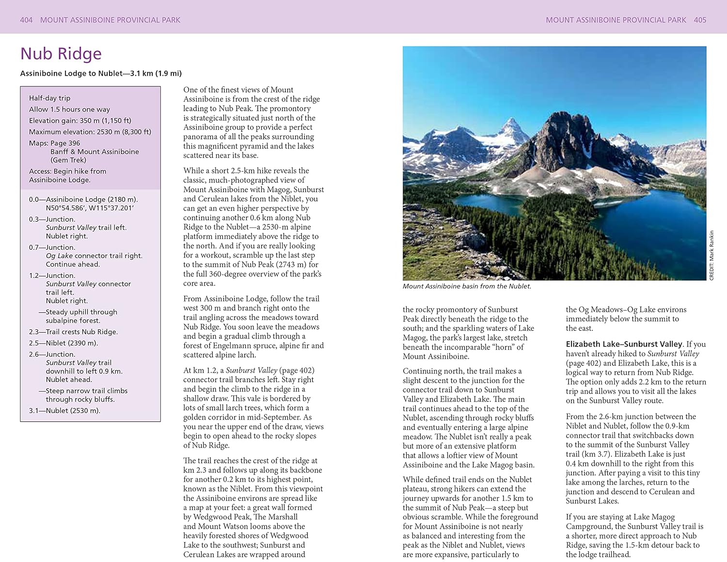 Canadian Rockies Trail Guide