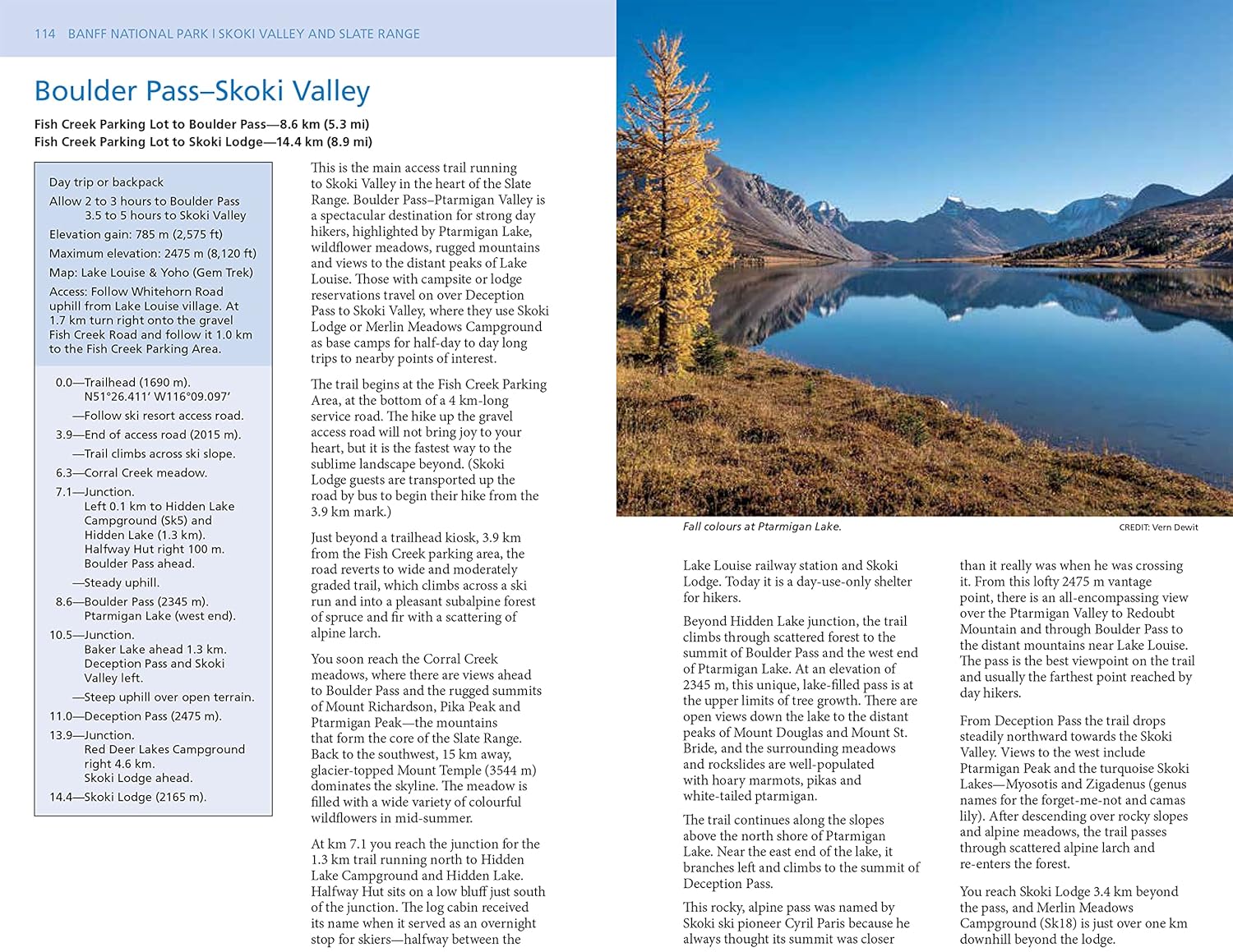 Canadian Rockies Trail Guide