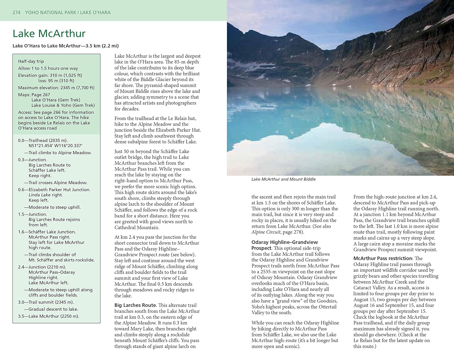 Canadian Rockies Trail Guide