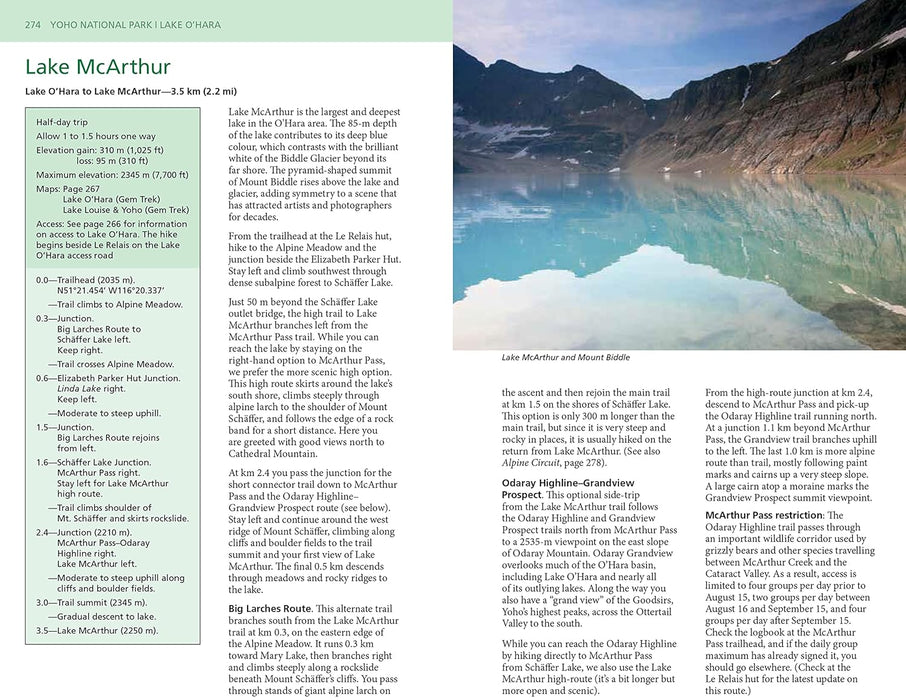 Canadian Rockies Trail Guide