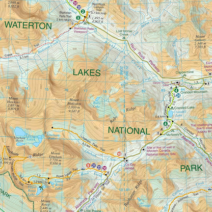 Waterton Lakes NP (Trail maps