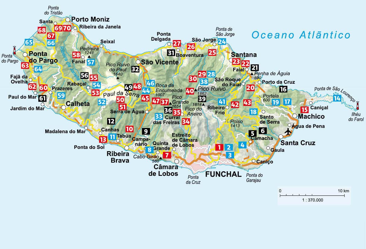 Madeira 70 walks
