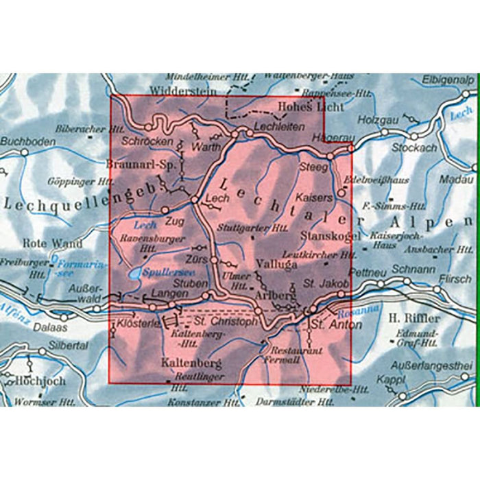 LECHTALER ALPEN ARLBERGGEBIET