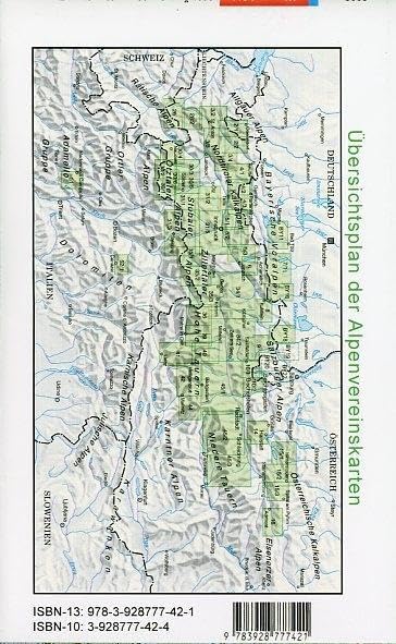 Ötztalerr Alpen Nauderer Berge walk+ski (30/4) (Alpenvereinskarte