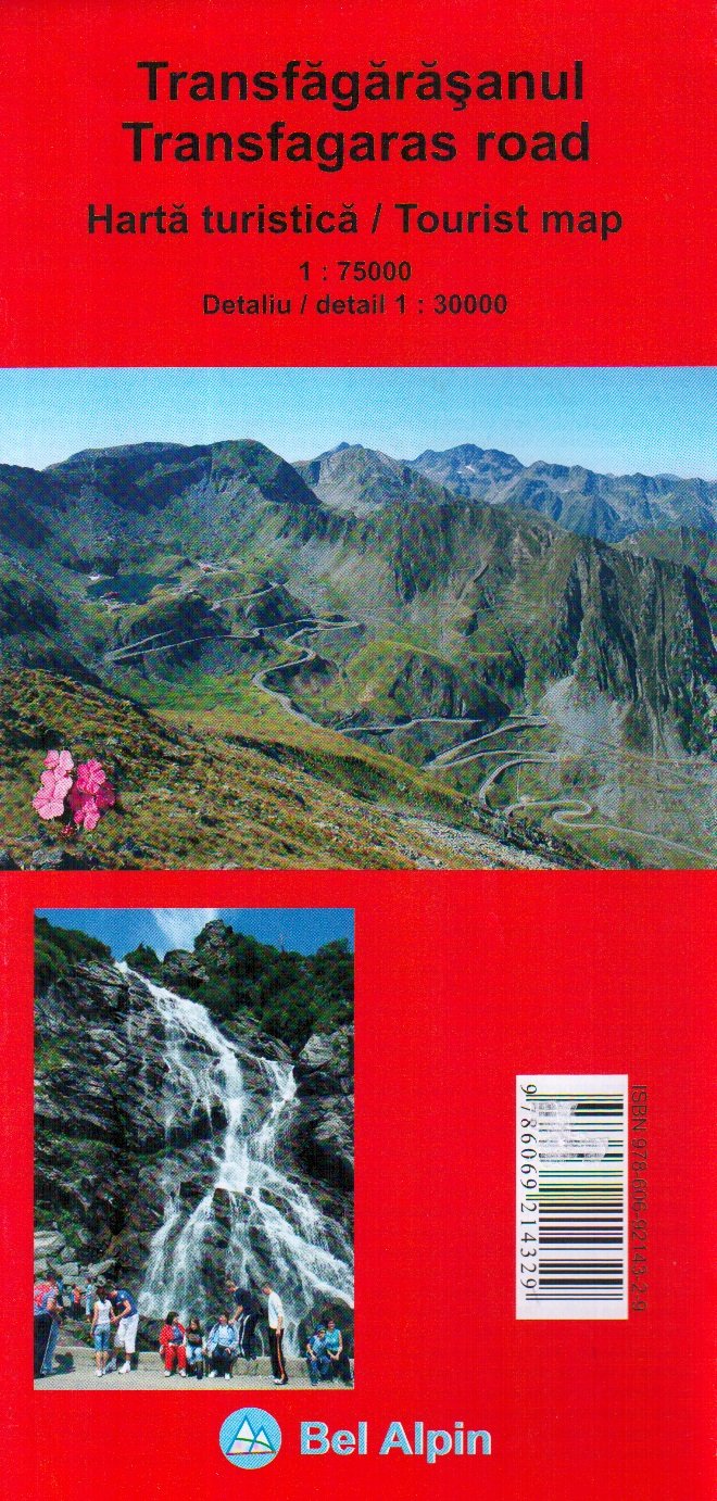 Transfagaras road and tourist map 1:75,000
