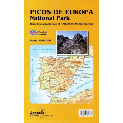 Adrados Editions Picos de Europa National Park Map - 15.0 grams