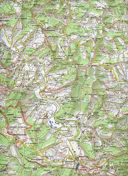 Carta N. 18 Langhe Meridionali 1:50.000. Carta Dei Sentieri E Dei Rifugi