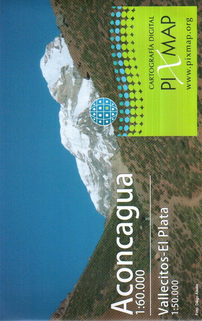 Hiking map Aconcagua 1:50.000 - Vallecitos-El Plata 1:60.000 GPS compatible